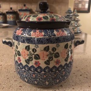 Polish stoneware jar
